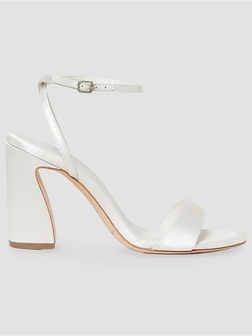 Loeffler Randall Malia 90MM Curved-Heel Satin Sandals
